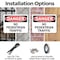 Signmission No Pedestrian Traffic Danger Sign, Plastic, 10in W x 7in L, 2PK OS-2PACK-DS-P-710-L-19443 - alternate 7